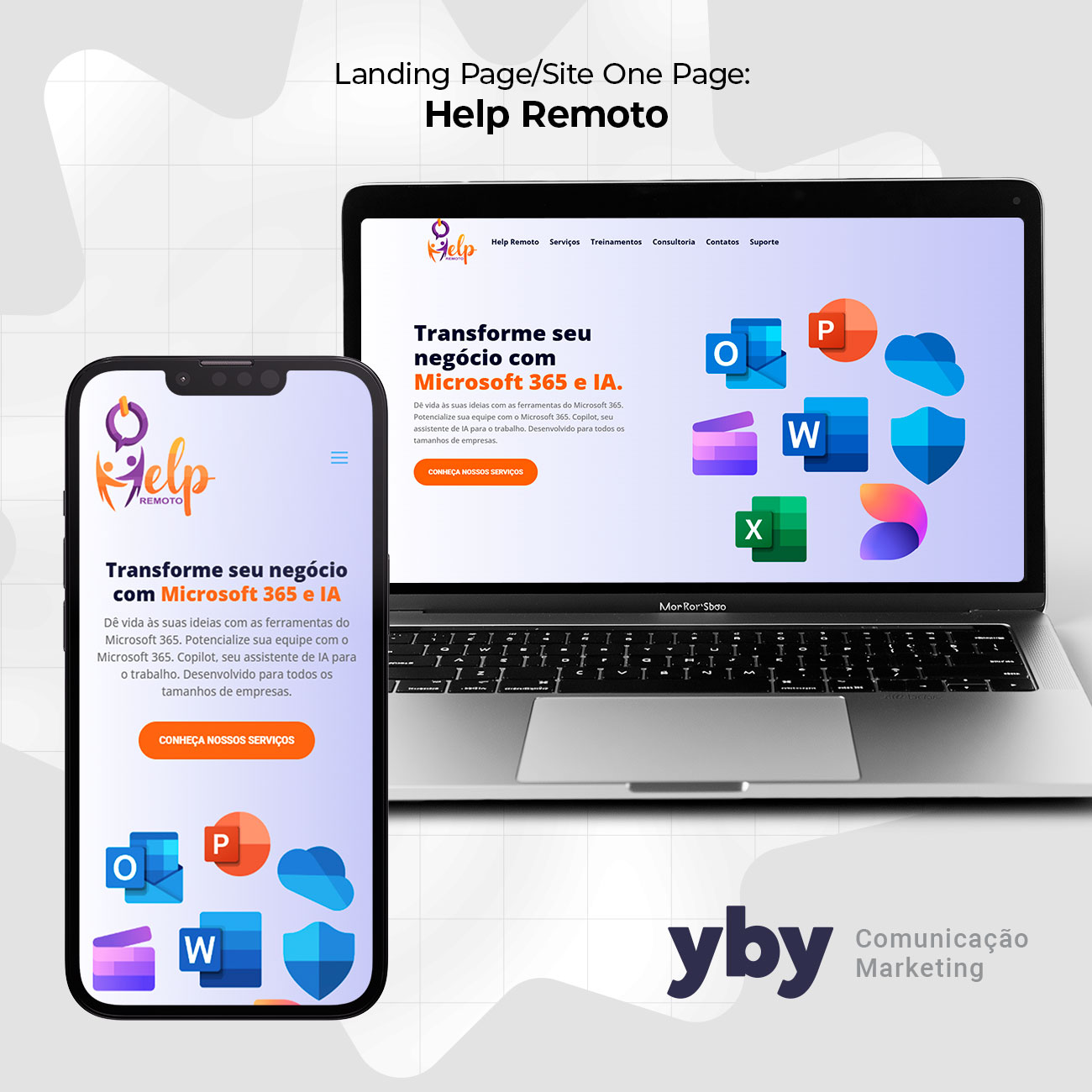 Site help Remoto em notebook e celular